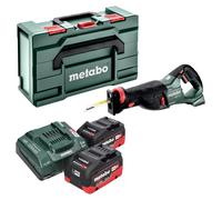 Metabo SSEP 18 LT Scie sabre sans fil 18 V 32 mm + 2x batterie LiHD 8,0 Ah + chargeur + Metabox