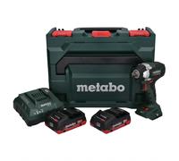 Metabo SSW 18 LT 300 BL Visseuse à choc sans fil 18 V 300 Nm Brushless + 2x batterie 4,0 Ah + chargeur + metaBOX