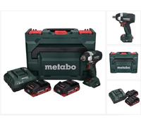 Metabo SSW 18 LT 300 BL Visseuse à choc sans fil 18 V 300 Nm Brushless + 2x batterie 4,0 Ah + chargeur + metaBOX