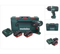 Metabo SSW 18 LTX 1450 BL Visseuse à choc sans fil 18 V 1450 Nm ( 602401810 ) Brushless + 2x batterie 8,0 Ah + chargeur + metaBOX
