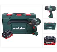 Metabo SSW 18 LTX 1450 BL Visseuse à choc sans fil 18 V 1450 Nm Brushless + 1x batterie 5,5 Ah + metaBOX - sans chargeur