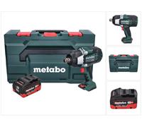 Metabo SSW 18 LTX 1750 BL Visseuse à choc sans fil 18 V 1750 Nm 3/4" Brushless + 1x batterie 10,0 Ah + metaBOX - sans chargeur
