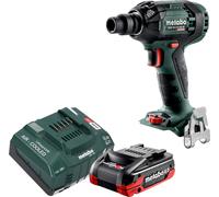 Metabo SSW 18 LTX 300 BL Visseuse à choc sans fil 18 V 300 Nm 1/2" Brushless + 1x batterie LiHDX 4,0 Ah + chargeur