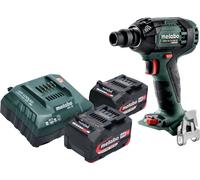 Metabo SSW 18 LTX 300 BL Visseuse à choc sans fil 18 V 300 Nm 1/2" Brushless + 2x batterie 4,0 Ah + chargeur