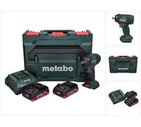 Metabo SSW 18 LTX 300 BL Visseuse à chocs sans fil 18V ( 602395800 ) 300Nm 1/2" Brushless + 2x Batteries 4,0Ah + Chargeur + Coffret de transport