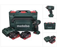 Metabo SSW 18 LTX 300 BL Visseuse à chocs sans fil 300Nm 1/2" Brushless 18V + 2x Batteries 8,0Ah + Chargeur + Coffret (602395840)