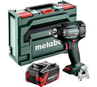 Metabo SSW 18 LTX 550 BL Visseuse à choc sans fil 18 V 550 Nm Brushless + 1x batterie LiHDX 8,0 Ah + metaBOX - sans chargeur