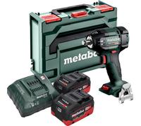 Metabo SSW 18 LTX 550 BL Visseuse à choc sans fil 18 V 550 Nm Brushless + 2x batterie LiHD 5,5 Ah + chargeur + metaBOX