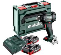 Metabo SSW 18 LTX 550 BL Visseuse à choc sans fil 18 V 550 Nm Brushless + 2x batterie LiHDX 4,0 Ah + chargeur + metaBOX