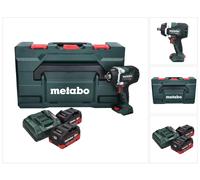 Metabo SSW 18 LTX 800 BL Visseuse à choc sans fil 18 V 800 Nm 1/2" ( 602403660 ) Brushless + 2x batterie 5,5 Ah + chargeur + metaBOX