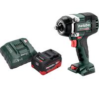 Metabo SSW 18 LTX 800 BL Visseuse à choc sans fil 18 V 800 Nm 1/2" Brushless + 1x batterie LiHD 5,5 Ah + chargeur
