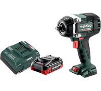 Metabo SSW 18 LTX 800 BL Visseuse à choc sans fil 18 V 800 Nm 1/2" Brushless + 1x batterie LiHDX 4,0 Ah + chargeur