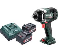 Metabo SSW 18 LTX 800 BL Visseuse à choc sans fil 18 V 800 Nm 1/2" Brushless + 2x batterie 4,0 Ah + chargeur
