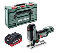 Metabo ST 18 LT 130 BL Scie sauteuse sans fil 18 V 130 mm Brushless + 1x batterie LiHD 5,5 Ah + Metabox - sans chargeur