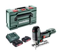 Metabo ST 18 LT 130 BL Scie sauteuse sans fil 18 V 130 mm Brushless + 2x batterie 2,0 Ah + chargeur + Metabox