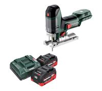 Metabo ST 18 LT 130 BL Scie sauteuse sans fil 18 V 130 mm Brushless + 2x batterie LiHD 5,5 Ah + chargeur