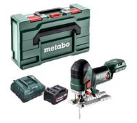 Metabo STA 18 LTX 150 BL Scie sauteuse sans fil 18 V 150 mm Brushless + 1x batterie 4,0 Ah + chargeur + Metabox