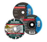 Metabo Disques pour meuleuse STARTERSET Ø 76 mm (626879000) – Lot de 3