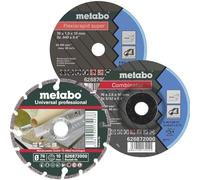 Metabo Disques pour meuleuse STARTERSET Ø 76 mm (626879000) – Lot de 3