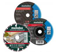 Metabo Disques pour meuleuse STARTERSET Ø 76 mm (626879000) – Lot de 3