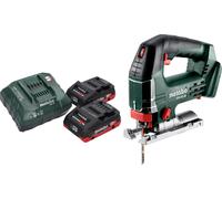 Metabo STB 18 L 90 Scie sauteuse sans fil 18 V 90 mm + 2x batterie LiHD 4,0 Ah + chargeur
