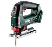 metabo STB 18 L 90 Scie Sauteuse sans Fil 18V, Poignée Etrier, Quick | Coupe bois 90mm, semelle inclinable, LED, mouvement pendulaire, sans batterie ni chargeur, coffret metaBOX 145 L