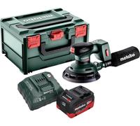 Metabo SXA 18 LTX 150 BL Ponceuse excentrique sans fil 18 V 150 mm Brushless + 1x batterie LiHD 5,5 Ah + chargeur + metaBOX