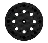 Metabo Tampon support Metabo 125 mm, perforé, version souple, avec fermeture auto-agrippante, pour SXE 325 Intec/ 425, pour feuilles abrasives adhésives Quantité:1