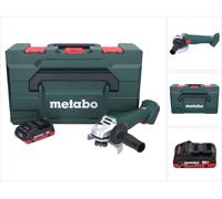 Metabo W 18 7-125 Meuleuse d'angle sans fil 18 V 125 mm + 1x batterie 4,0 Ah + metaBOX - sans chargeur