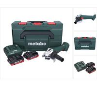 Metabo W 18 7-125 Meuleuse d'angle sans fil 18 V 125 mm + 2x batterie 4,0 Ah + chargeur + metaBOX