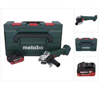 Metabo W 18 L 9-125 Meuleuse angulaire sans fil 18 V 125 mm + 1x batterie 10,0 Ah + metaBOX - sans chargeur