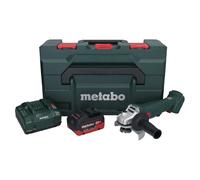 Metabo W 18 L 9-125 Meuleuse angulaire sans fil 18 V 125 mm + 1x batterie 5,5 Ah + chargeur + metaBOX