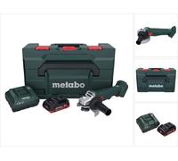 Metabo W 18 L 9-125 Meuleuse d'angle sans fil 18 V 125 mm + 1x batterie 4,0 Ah + chargeur + metaBOX