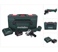 Metabo W 18 L 9-125 Meuleuse d'angle sans fil 18 V 125 mm + 1x batterie 4,0 Ah + chargeur + metaBOX