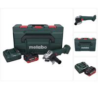 Metabo W 18 L 9-125 Meuleuse d'angle sans fil 18 V 125 mm + 1x batterie 8,0 Ah + chargeur + metaBOX