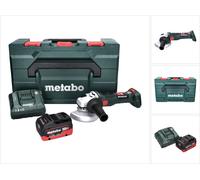 Metabo W 18 LT BL 11-125 Meuleuse d'angle sans fil 18 V 125 mm brushless + 1x Batterie 5,5 Ah + Chargeur + metaBOX