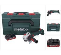 Metabo WB 18 LT BL 11-125 Quick Meuleuse d'angle sans fil 18 V 125 mm Brushless + 1x batterie 4,0 Ah + metaBOX - sans chargeur