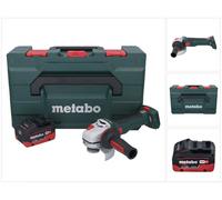 Metabo WB 18 LT BL 11-125 Quick Meuleuse d'angle sans fil 18 V 125 mm Brushless + 1x batterie 5,5 Ah + metaBOX - sans chargeur