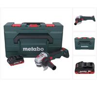 Metabo WB 18 LTX BL 15-125 Quick Meuleuse d'angle sans fil 18 V 125 mm Brushless + 1x batterie 4,0 Ah + metaBOX - sans chargeur