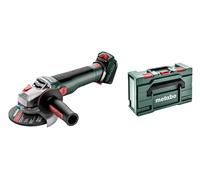 metabo WVB 18 LT BL 11-125 Quick, Meuleuse d'Angle Sans Fil 18V, 125 mm | Moteur Brushless puissant 1100 W, vitesse variable, protection anti-recul, sans batterie ni chargeur, poids 2.5 kg