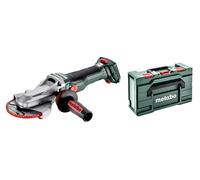 Metabo Meuleuse d'angle sans fil à tête plate WVBF 18 LTX BL 15-125 Quick, metaBOX 165 L