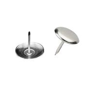 Metafranc 644516 Lot de 8 patins en métal avec clous pour déplacer facilement les meubles pour chaises insensibles Diamètre 25 mm