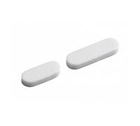 Metafranc 645656 Assortiment de 36 amortisseurs de bruit autocollants Blanc Protection efficace des surfaces sensibles/tampons de meubles/amortisseurs pour portes d'armoires et tiroirs/tampons en