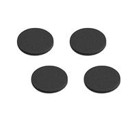 Metafranc Lot de 4 patins antidérapants Ø 40 mm - Autocollants - Noir - Amortisseurs - Antidérapants pour meubles et objets - Coussinets en caoutchouc - 646066