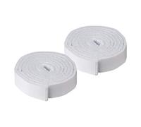 Metafranc Werkzeyt 647129 Lot de 2 bandes adhésives en feutre pour protéger les sols sensibles Blanc 1 m x 16 mm