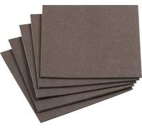 Metafranc WU0645526 Patin en feutre carré, autocollant marron (L x l) 200 mm x 200 mm 1 set