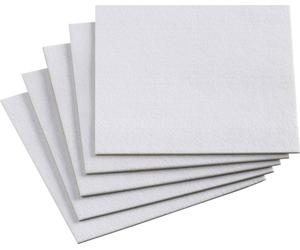 Metafranc WU0645546 Patin en feutre carré, autocollant blanc (L x l) 200 mm x 200 mm 1 set