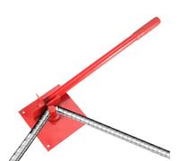 Metal Bender, Construction Bending Tool, 22,44 x 7,09 x 3,15 pouces Heavy-Duty Steel Frame, Precision Angle Control, Mini Bender Building Bender for Ductwork Garage Roofing Welding Insulation