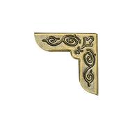 Metal Book Corner Protectors Edge Cover Guard 21 X 21 X 5mm Bronze Tone 50pcs
