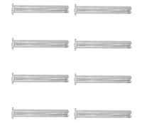 Métal Goupille M8x75 de Argenté Couplage D'échafaudage | Pièce de Fixation pour Échafaudage, Connexion Stable et Sûre, Construction Flexible, Facile à Utiliser